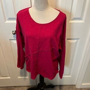 Habitat size L 100% Cotton Women's Pink Long Sleeve Top
